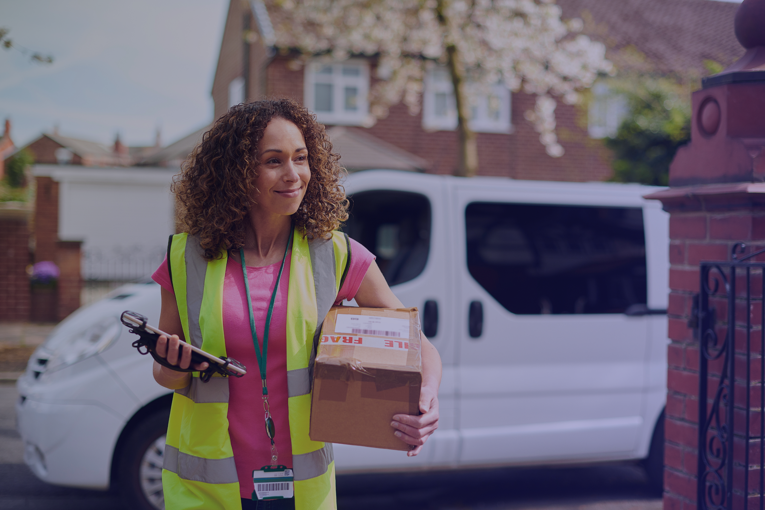 Courier fleet policy features